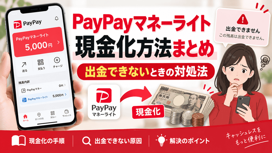 paypayマネーライト 現金化